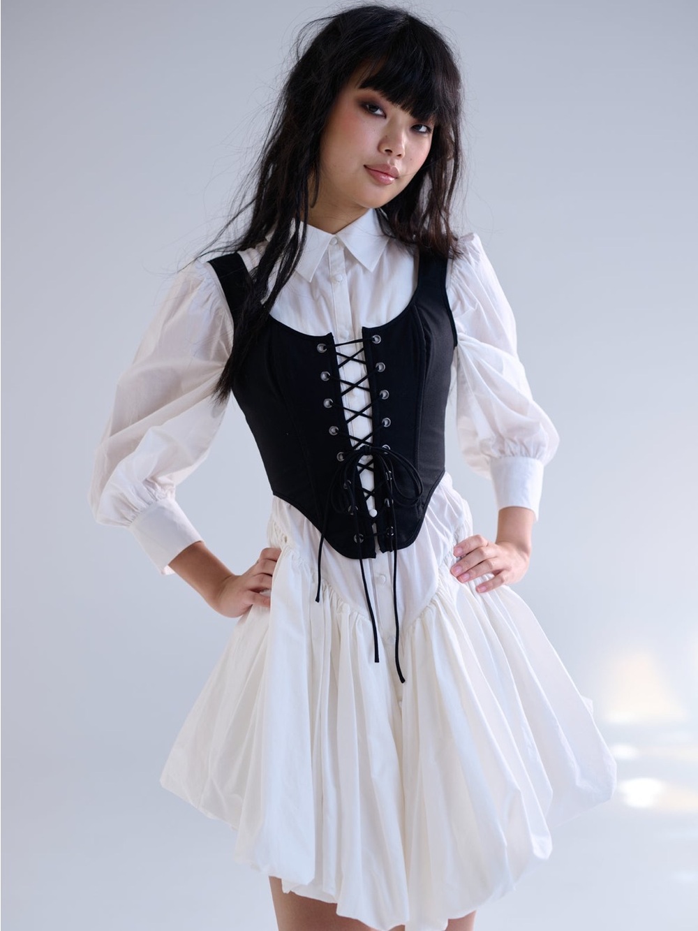 Selkie the caviar Duchess corset